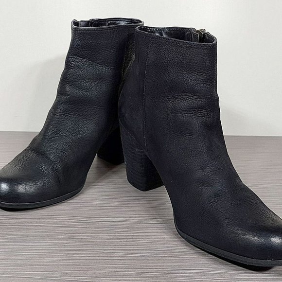 BP. 'Trolley' Leather Ankle Bootie, Black, Womens Various Sizes - Picture 4 of 9